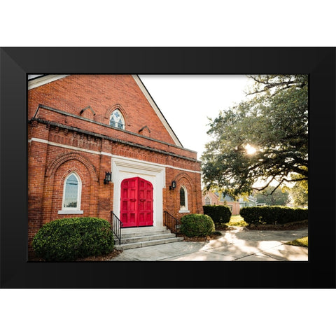 Episcople Church Black Modern Wood Framed Art Print by Malone, Will