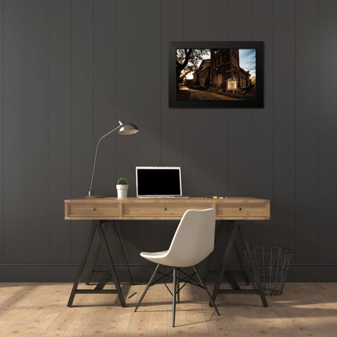 First Presbyterian Black Modern Wood Framed Art Print by Malone, Will