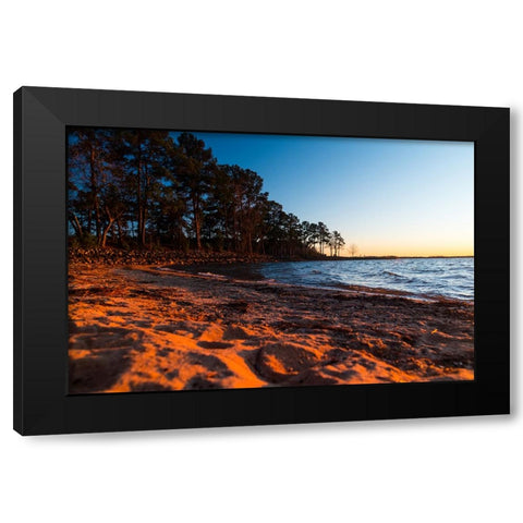 Hartwell Beach 2 Black Modern Wood Framed Art Print by Malone, Will