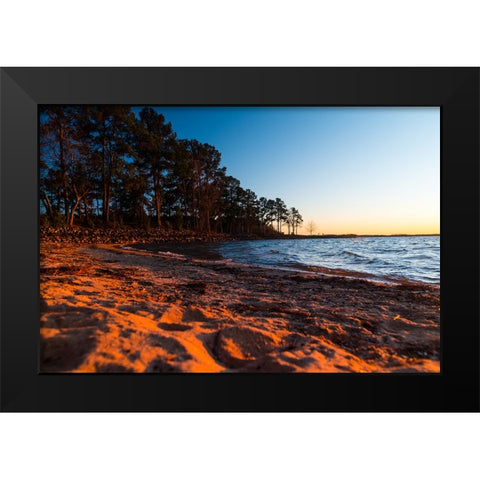 Hartwell Beach 2 Black Modern Wood Framed Art Print by Malone, Will