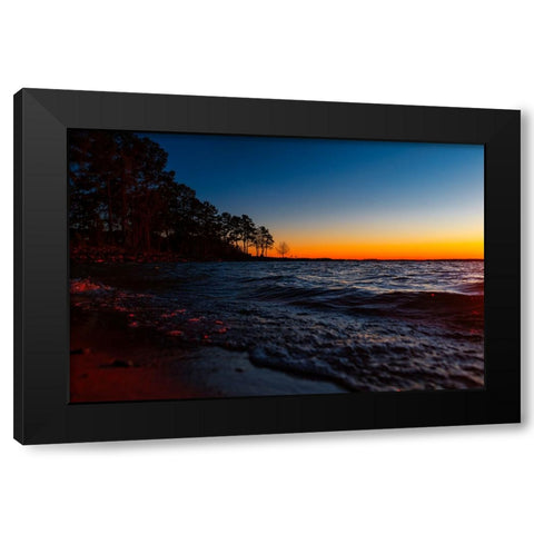 Hartwell Beach 3 Black Modern Wood Framed Art Print by Malone, Will
