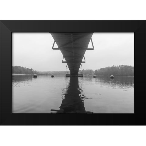 Hartwell Fog 1 Black Modern Wood Framed Art Print by Malone, Will