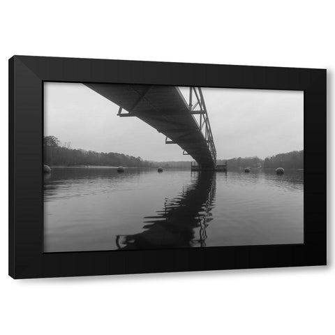 Hartwell Fog 2 Black Modern Wood Framed Art Print by Malone, Will
