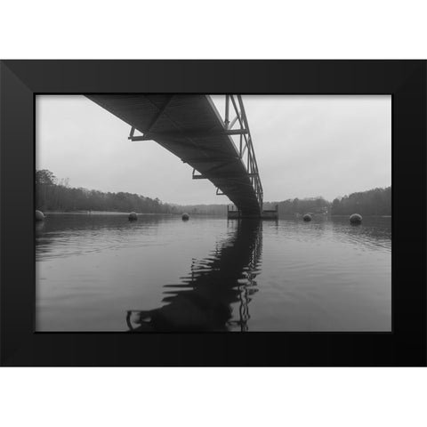Hartwell Fog 2 Black Modern Wood Framed Art Print by Malone, Will