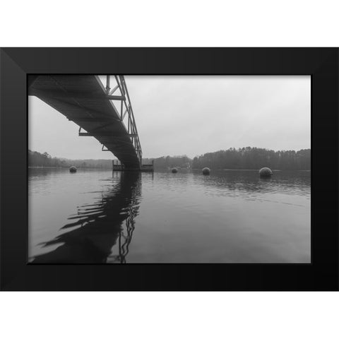 Hartwell Fog 3 Black Modern Wood Framed Art Print by Malone, Will