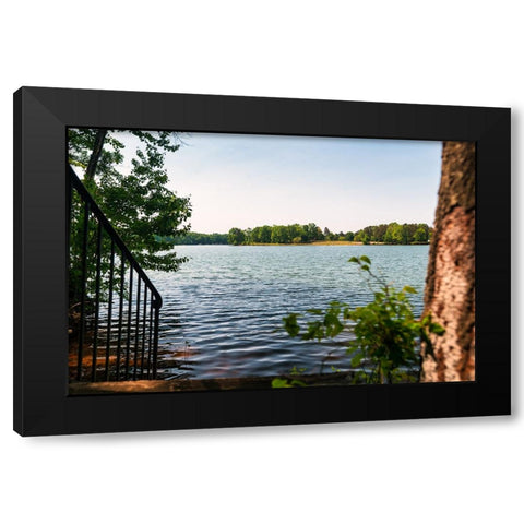 Hartwell Horizon Black Modern Wood Framed Art Print by Malone, Will
