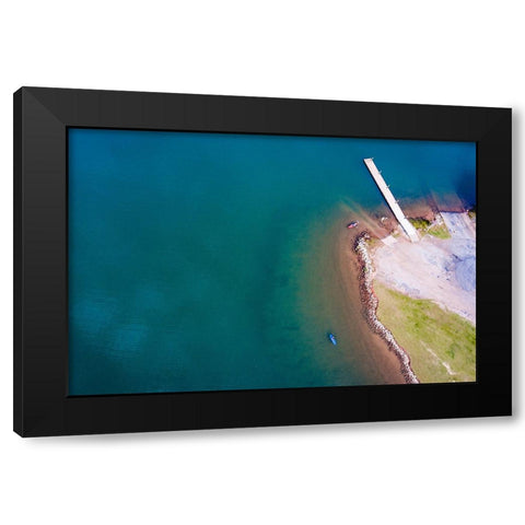 Hartwell Paradise Black Modern Wood Framed Art Print by Malone, Will