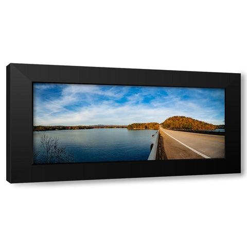 Hwy 11 Pano Black Modern Wood Framed Art Print by Malone, Will