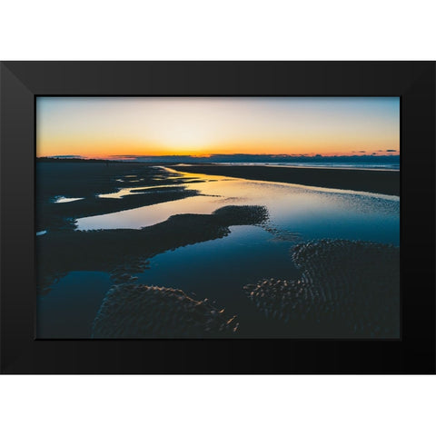 Magic Tide Pools 2 Black Modern Wood Framed Art Print by Malone, Will