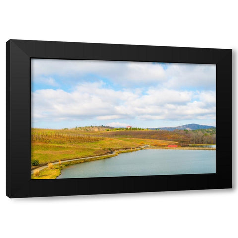 Merciers 3 Black Modern Wood Framed Art Print with Double Matting by Malone, Will