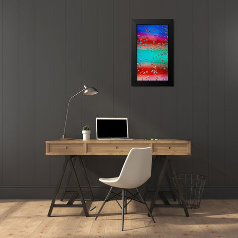 Neon 2 Black Modern Wood Framed Art Print by Malone, Will