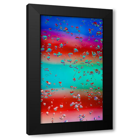 Neon 2 Black Modern Wood Framed Art Print by Malone, Will