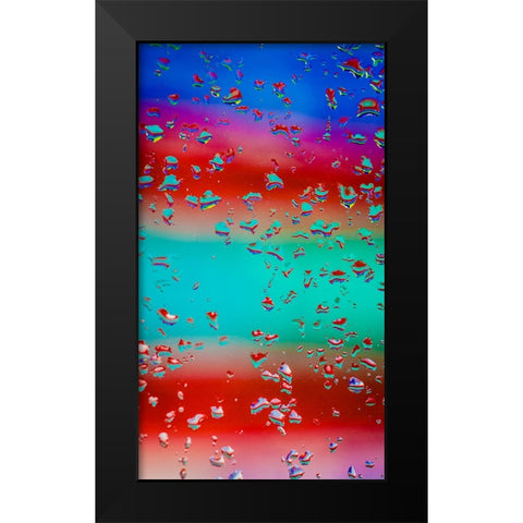Neon 2 Black Modern Wood Framed Art Print by Malone, Will