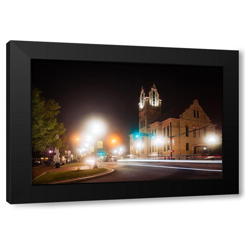 Nightwalk 6 Black Modern Wood Framed Art Print by Malone, Will