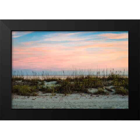 Over the Fence 2 Black Modern Wood Framed Art Print by Malone, Will