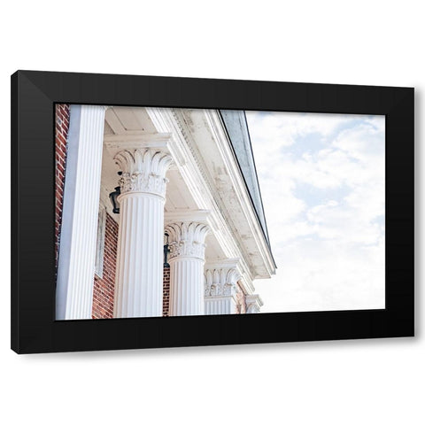 Pelzer Columns Black Modern Wood Framed Art Print by Malone, Will