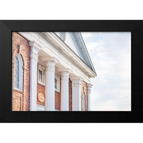 Pelzer Columns 2 Black Modern Wood Framed Art Print by Malone, Will