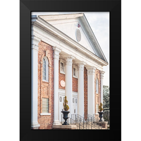 Pelzer Columns 4 Black Modern Wood Framed Art Print by Malone, Will