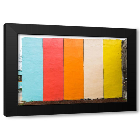 Picnic Mural 2 Watermark Black Modern Wood Framed Art Print by Malone, Will