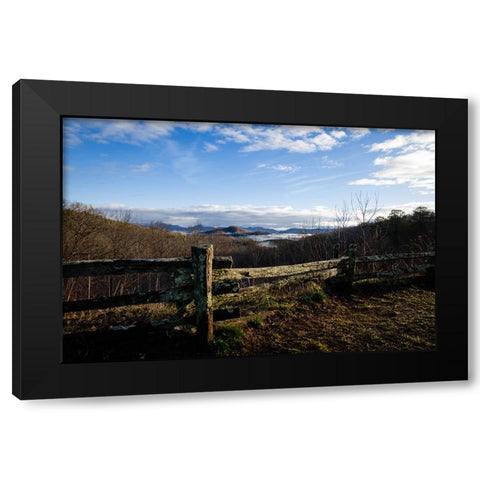 Popcorn Overlook Black Modern Wood Framed Art Print with Double Matting by Malone, Will