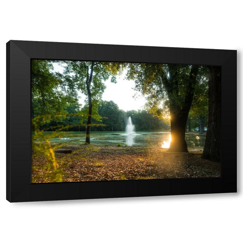 Presbyterian Pond 3 Black Modern Wood Framed Art Print by Malone, Will