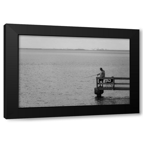 Roll Tide Black Modern Wood Framed Art Print by Malone, Will