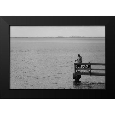 Roll Tide Black Modern Wood Framed Art Print by Malone, Will