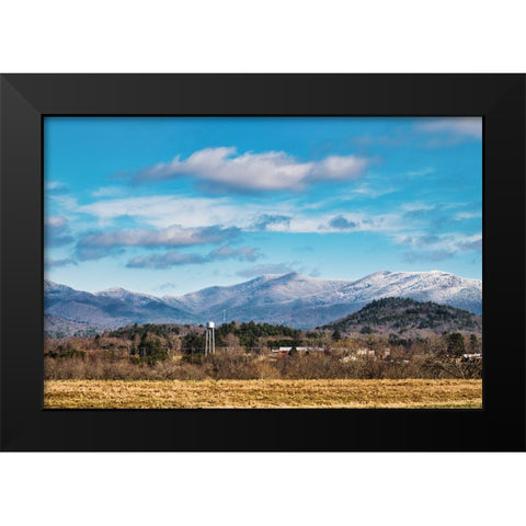 Snow Capped Hiawassee 2 Black Modern Wood Framed Art Print by Malone, Will