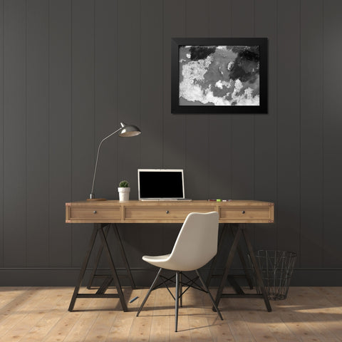 Tennessee River 2 BW Black Modern Wood Framed Art Print by Malone, Will
