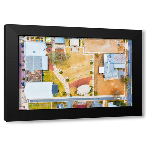 The Amphitheater Black Modern Wood Framed Art Print by Malone, Will