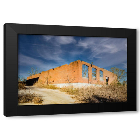 The Mill 4 Black Modern Wood Framed Art Print with Double Matting by Malone, Will