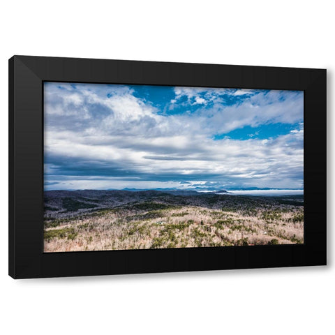 Winter Sky Black Modern Wood Framed Art Print with Double Matting by Malone, Will