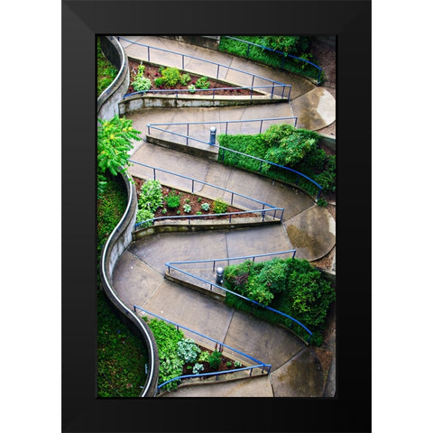 Wmwalkway Black Modern Wood Framed Art Print by Malone, Will