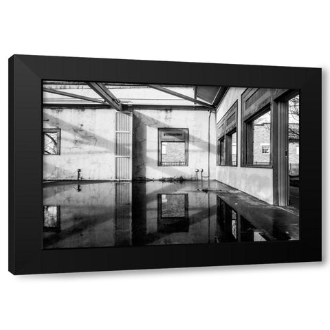 Yelow Korner 2 Black Modern Wood Framed Art Print by Malone, Will