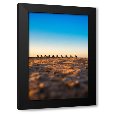 Cadillac Ranch 8 Vertical Black Modern Wood Framed Art Print with Double Matting by Malone, Will