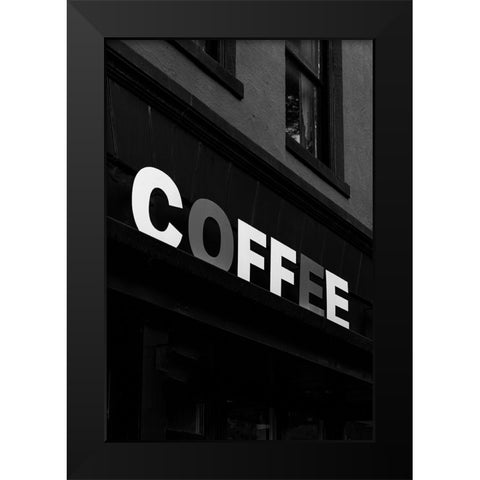 Coffee 2 Black Modern Wood Framed Art Print by Malone, Will