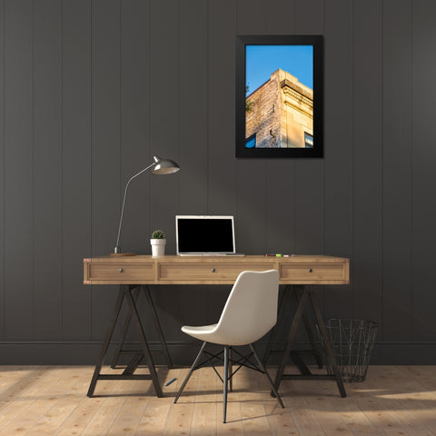 Corner 10 Black Modern Wood Framed Art Print by Malone, Will