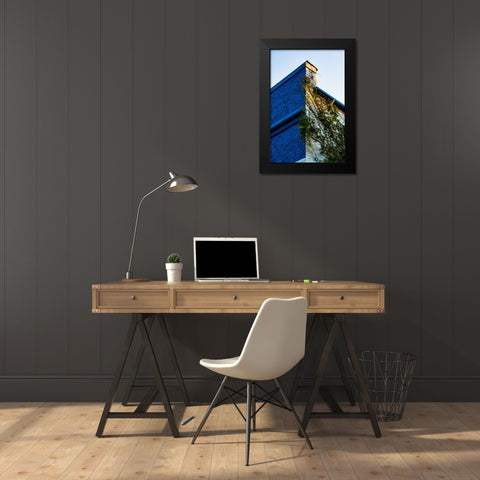 Corner 1 Black Modern Wood Framed Art Print by Malone, Will