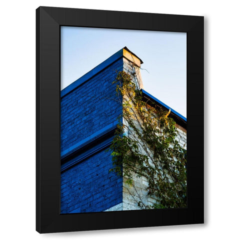Corner 1 Black Modern Wood Framed Art Print with Double Matting by Malone, Will