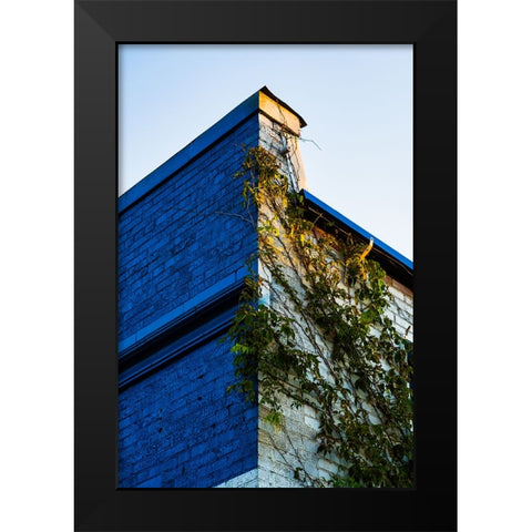 Corner 1 Black Modern Wood Framed Art Print by Malone, Will