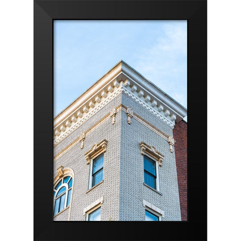 Corner 3 Black Modern Wood Framed Art Print by Malone, Will
