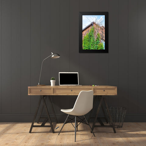 Corner 4 Black Modern Wood Framed Art Print by Malone, Will