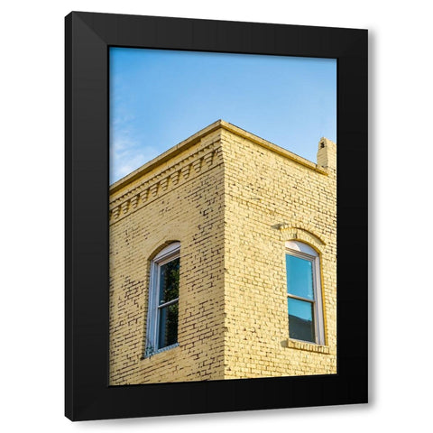 Corner 6 Black Modern Wood Framed Art Print by Malone, Will