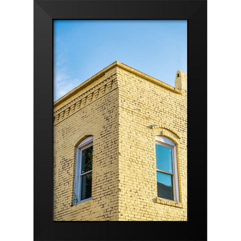 Corner 6 Black Modern Wood Framed Art Print by Malone, Will