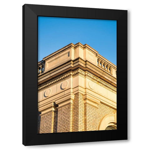 Corner 9 Black Modern Wood Framed Art Print by Malone, Will