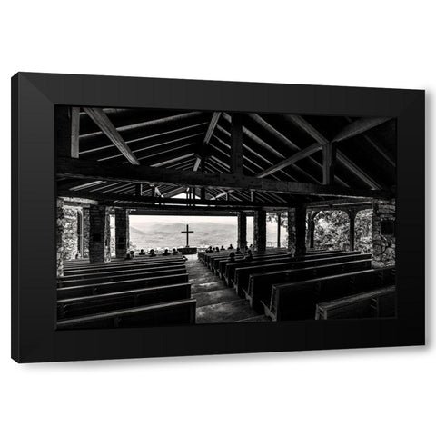 Eyes to the Hills 2 Black Modern Wood Framed Art Print by Malone, Will