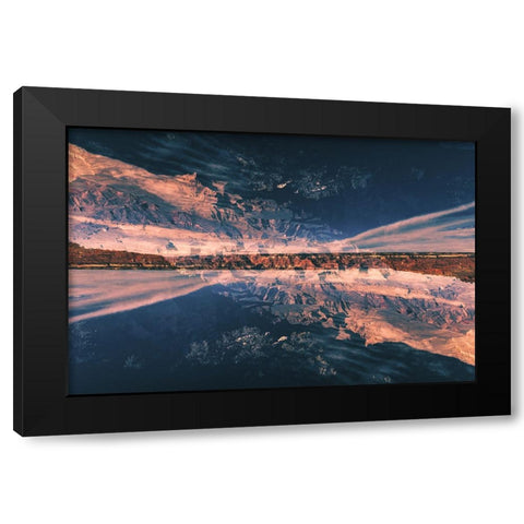 Grand Canyon 2 Black Modern Wood Framed Art Print with Double Matting by Malone, Will