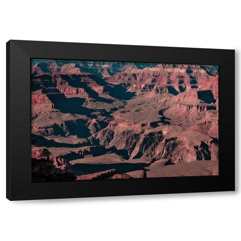 Grand Canyon Black Modern Wood Framed Art Print by Malone, Will