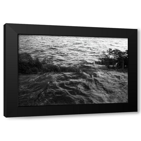 Lake Hartwell I Black Modern Wood Framed Art Print by Malone, Will
