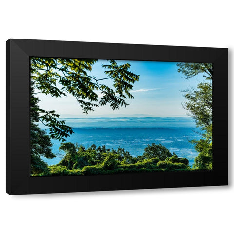 Morning Layers 2 Black Modern Wood Framed Art Print by Malone, Will